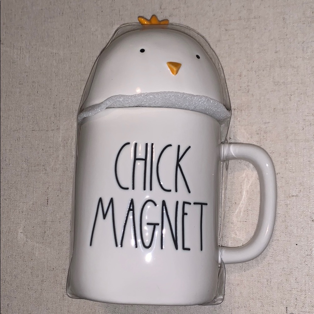 Rae Dunn Chick Magnet Mug With Topper